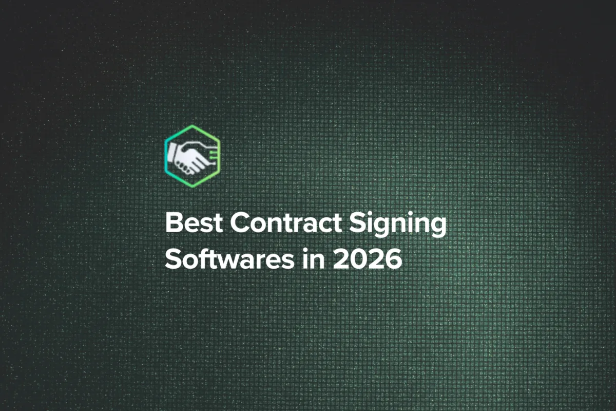 Best Contract Signing Softwares in 2026