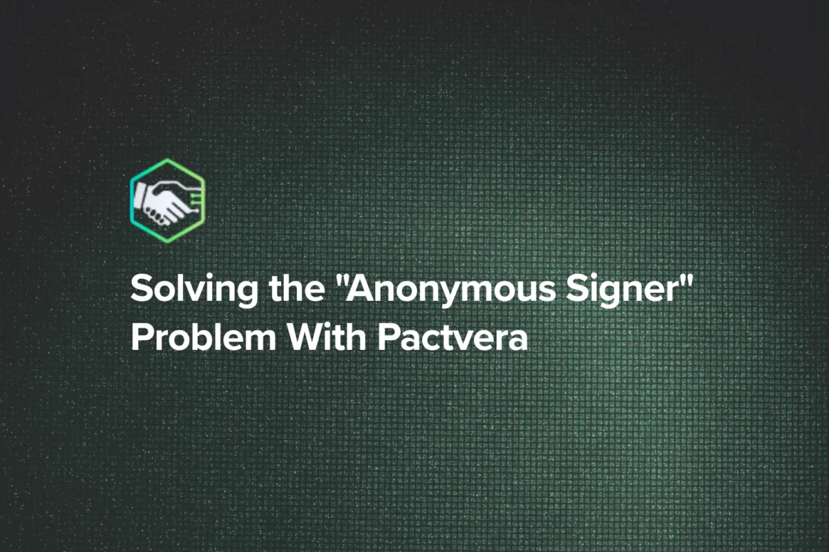 Best Platform for Solving the Anonymous Signer Problem